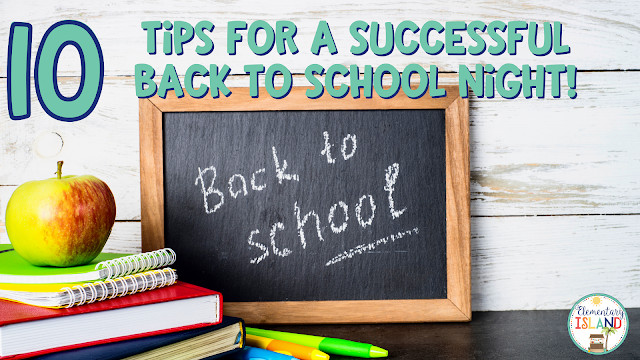 Back to school night with parents and teacher