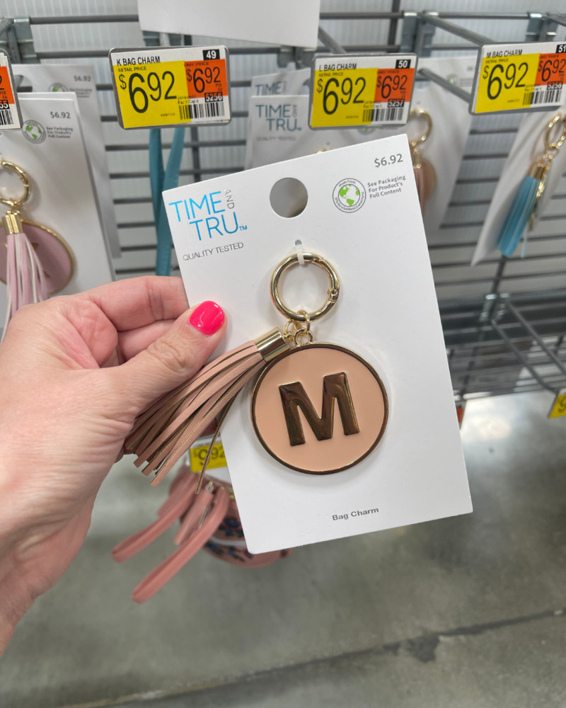 bag charms from Walmart for teacher appreciation week