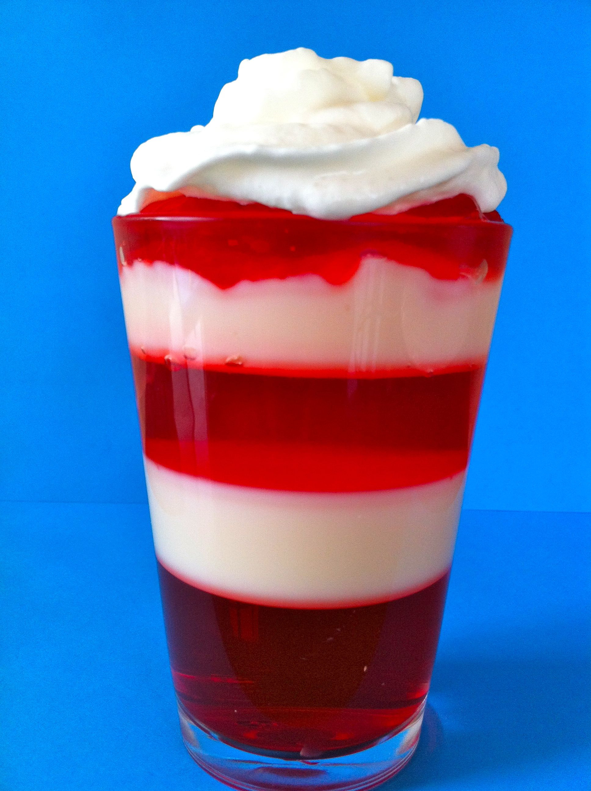 Dr. Seuss layered jello