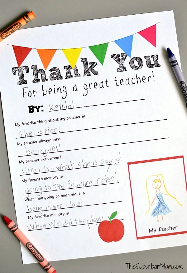 Handmade Cards and Decorated Pencil Holders for Teachers