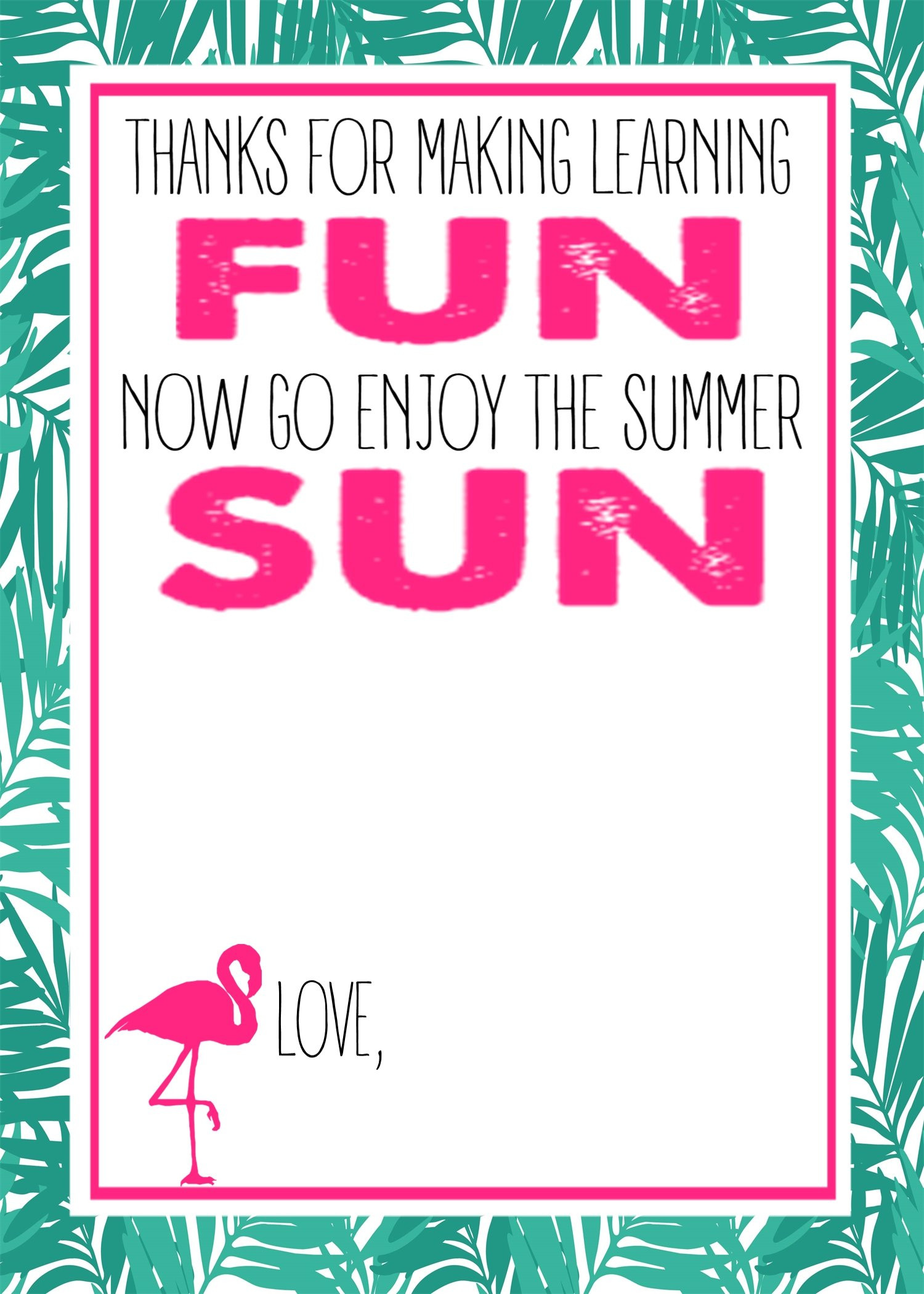 Summer Vibes Gift Card Holder