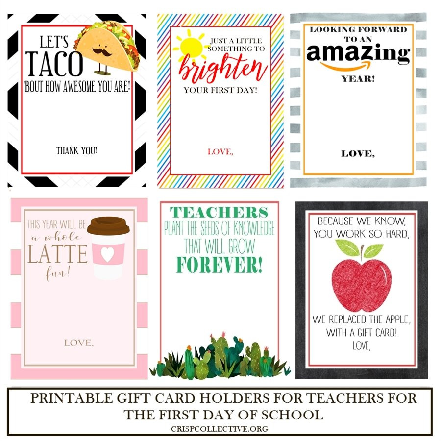 Teacher Appreciation Week gifts