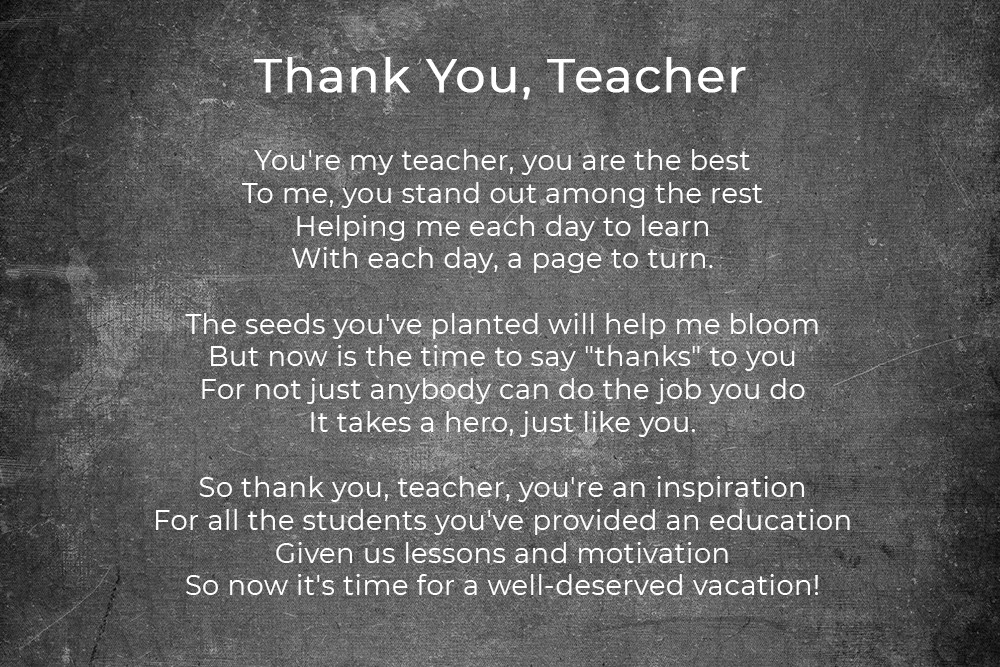 Thank You Teacher